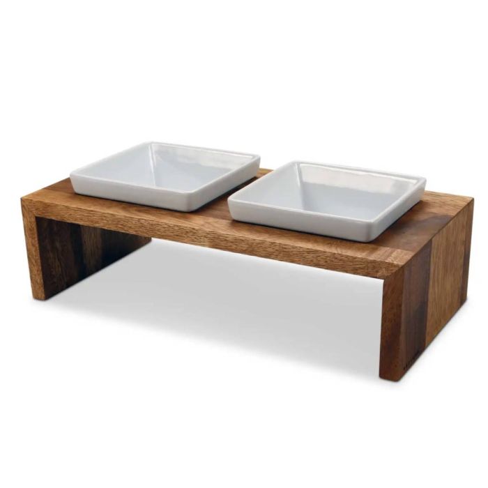 Миски на підставці Wolters Foodstation Meshidai True 2 x 0,4 л Коричневий