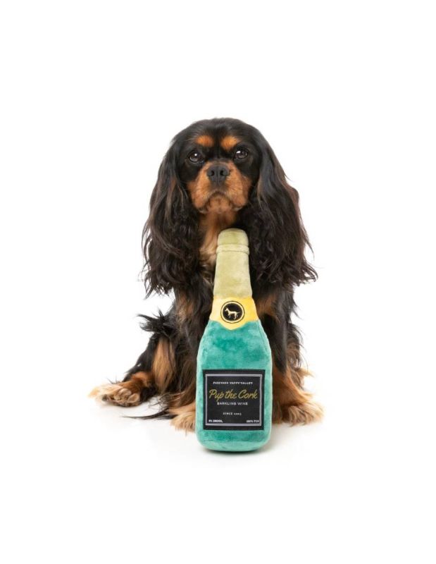 М'яка іграшка для собак FuzzYard Шампанське Pup The Cork