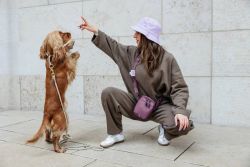 Сумка для ласощів і аксесуарів собак Palopa Greta L Ягідний