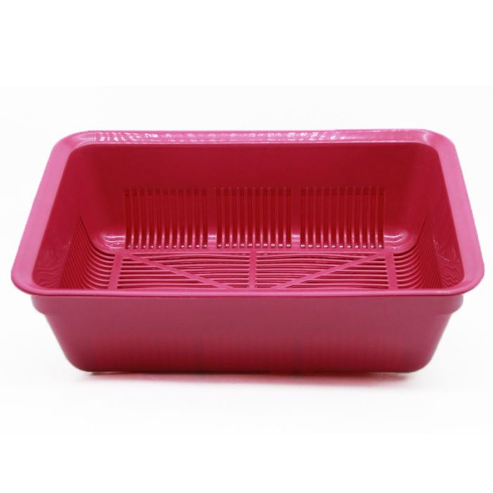 Туалет Дніпро глибокий з сіткою 402713 см Малиновий