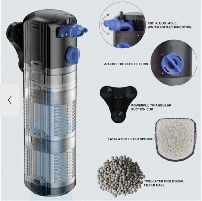 Фільтр SunSun CF-900S, 12вт, 900лг, до 300л 