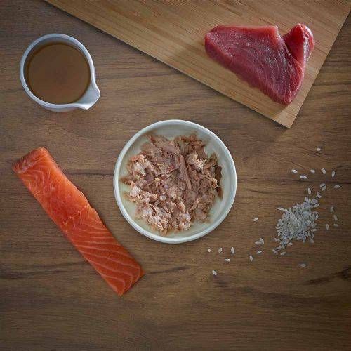 Натуральний вологий корм для котів Fish4Cats Finest Філе тунця з лососем 70 г