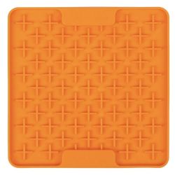 Лизальний килимок антистрес для собак LickiMat Mini Buddy Orange, м'яка основа