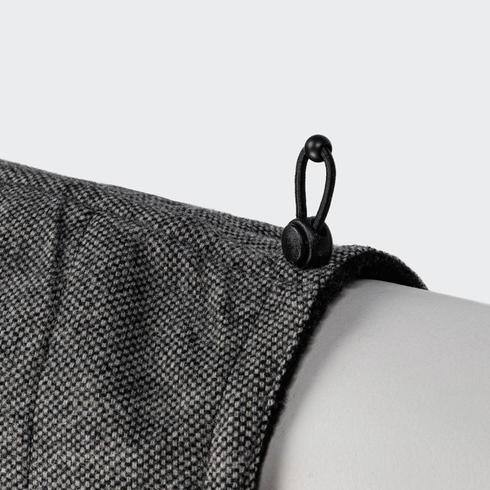 Утеплена куртка для грейхаундів та інших хортів Cloud7 Brooklyn Long Greyhound Чорний 8