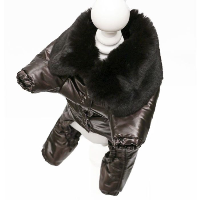 Шоколад комбінезон для собак хлопчиків на силіконі XS