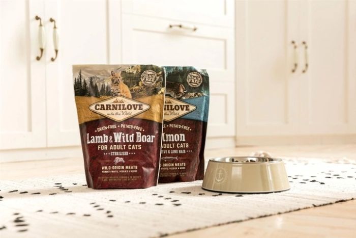 Carnilove Cat Lamb Wild Boar Sterilised Сухий корм для стерилізованих кішок з ягнятком та кабаном, 400 г 