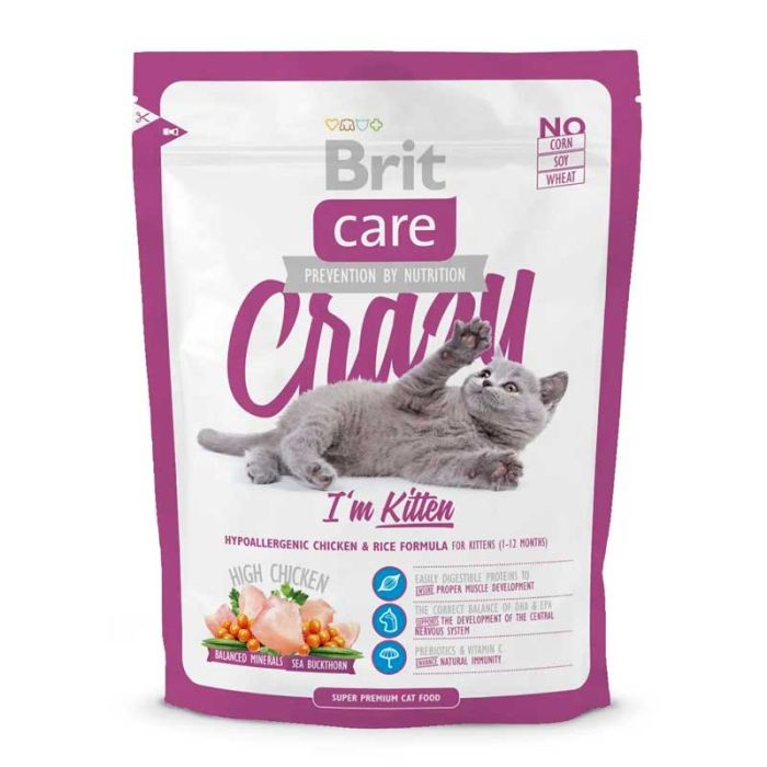Brit Care Cat Crazy Kitten для кошенят 1-12 міс 0,4 кг