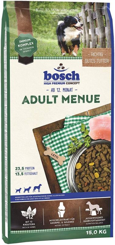Bosch (Бош) Adult menu корм для собак 15 кг 