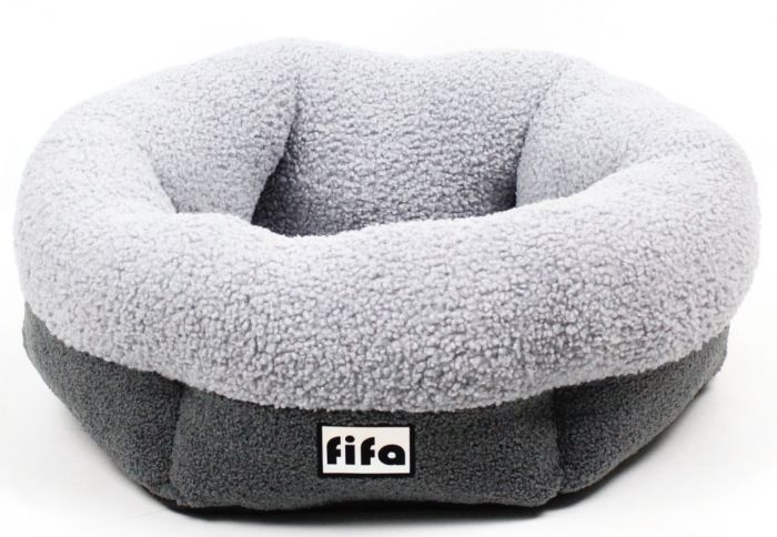 Лежак Норд меблева тканина, вовна, Сірий . 554921 см