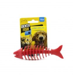 Рибка Denta Fish M 16 см. Червона