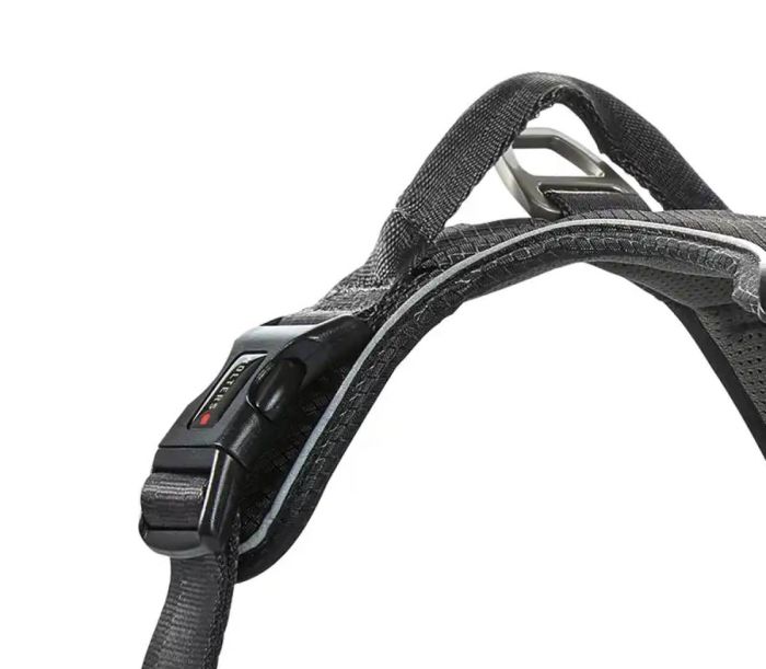 Шлейка для собак пом'якшена з ручкою Wolters Active Pro Comfort 2 45-52,5 см Чорний