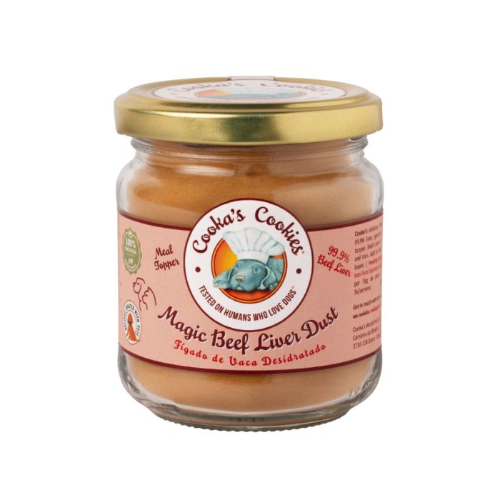 Натуральний топер (вітамінна та смакова добавка) для собак Cooka's Cookies 100% Яловичої печінки 90 г