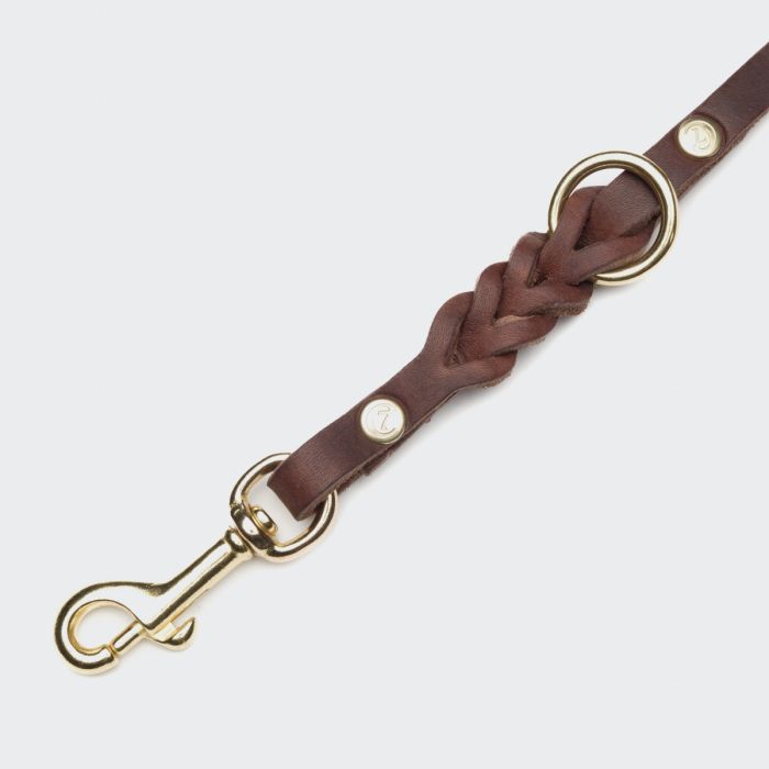 Повідець для собак Cloud7 Riverside Park 225 см / 1 см Коричневий S