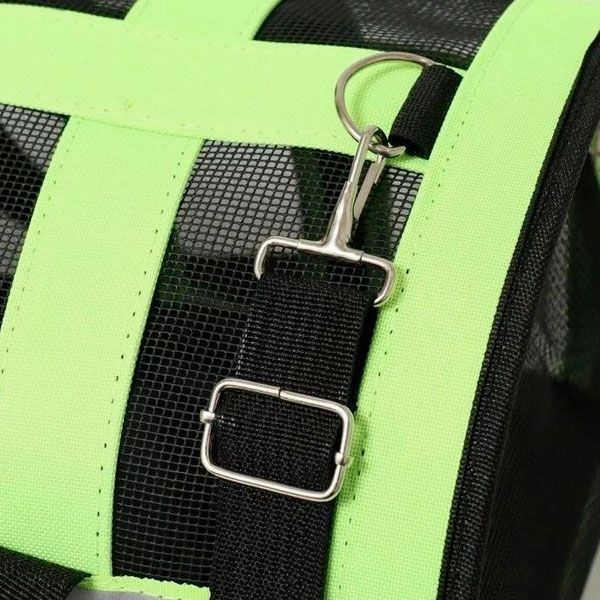 Сумка-переноска для тварин салатова 35  22 см