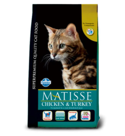 Сухий корм Farmina Matisse Chicken  Turkey для котів, з куркою та індичкою, 400 г   Фарміна кет сух MATISSE CHICKEN  TURKEY з куркою та індичкою 400 г 16102