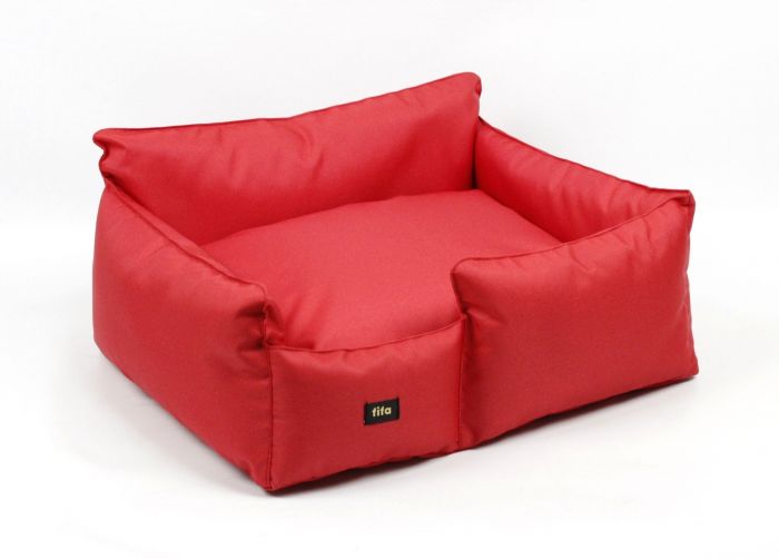 Лежак Гламур тканина оксфорд Червоний. 405020 см