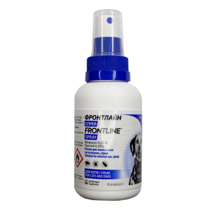 Фронтлайн спрей  Frontline) - спрей для боротьби з блохами і кліщами 100 мл
