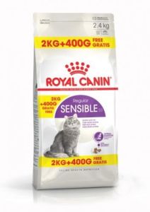 Акція сухий корм Royal Canin Sensible 2кг + 400г в подарунок 
