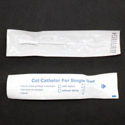 Катетер для котів уретральний атравматичний із стилетом 2Fr 1,0130 мм. 