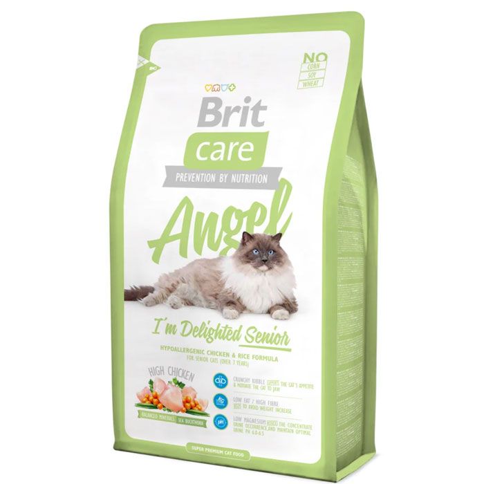 Brit Care Cat Angel Senior сухий корм для літніх кішок 7 + 2кг 