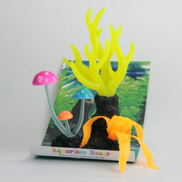 Корал штучний для акваріума 18 см CL0054 