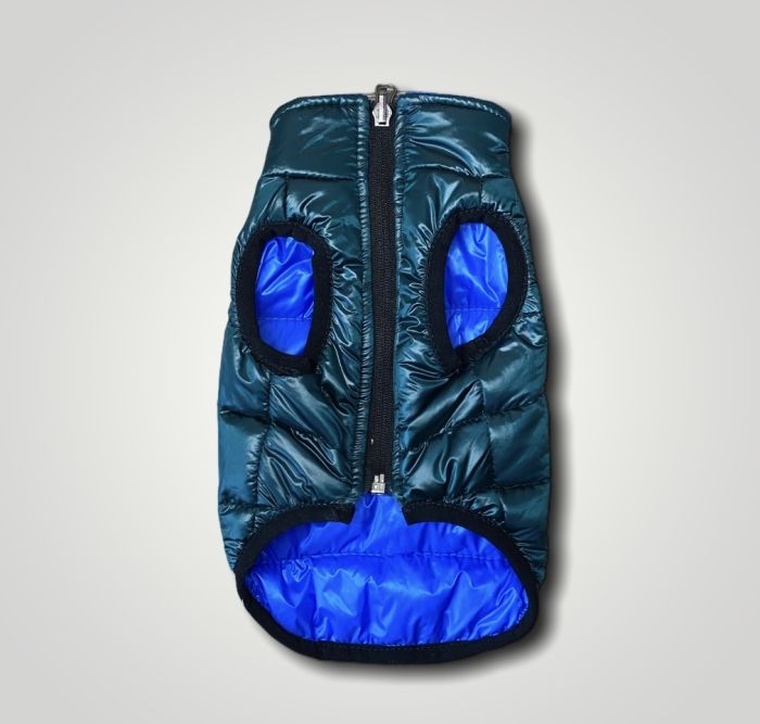 Лісабон жилет для собак Dog Love двосторонній синій темно-зелений S2