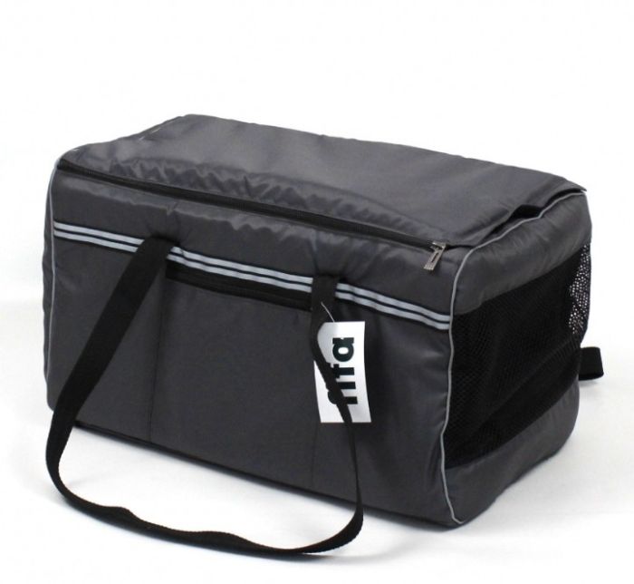 Сумка Хеппі сіра, 46х28х26 см 