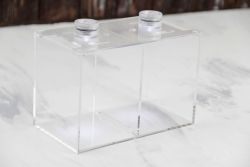 Betta Акваріум подвійний з підсвічуванням 18х10х12 см 