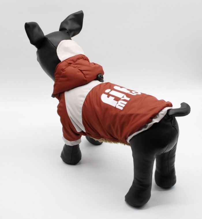 Октавія куртка з капюшоном, дівчинка, цеглястий. M (А34В до 54см)