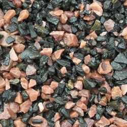 Грунт для акваріума чорно-рожевий 2-5мм 10кг