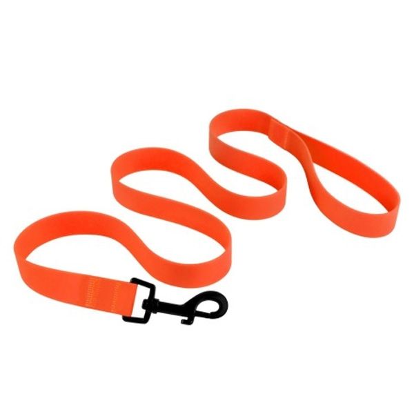 Повідець ACTIVE для собак водовідштовхувальний із захисним полімерним покриттям Помаранчевий 20мм122см