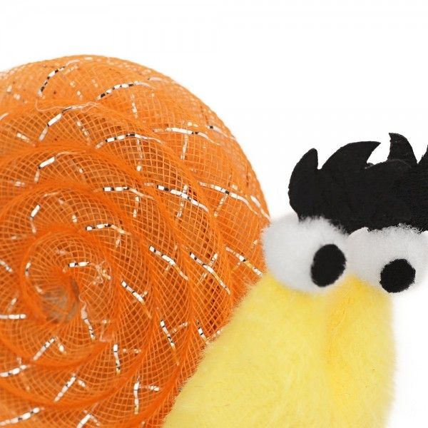 Іграшка равлик жовтий 9см СТ037  1 