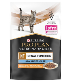 Вологий корм Purina Pro Plan Veterinary Diets NF Kidney Function Advanced Care Mousse для котів з просунутою стадією ниркової недостатності, мус, 85 г   Кон-ва PPVD NF дкотів АдвансКер. мус 85гр 873620