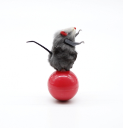 Неваляшка з мишою, 10 см, 9080 Сіра