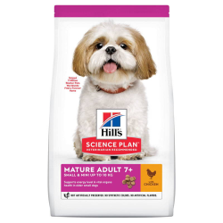 Hills SP Canine Mature Adult 7 + Small  Miniature з куркою та індичкою для собак дрібних порід старше 7 років 300г