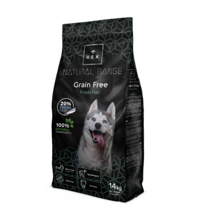 Рекс корм беззерновой з рибою для собак 40649 3кг
