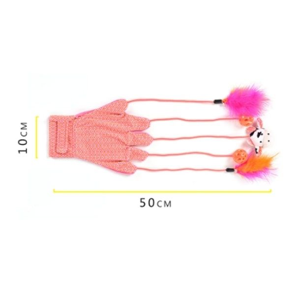 Іграшка для тварин Рукавичка 50х10 см Блакитний