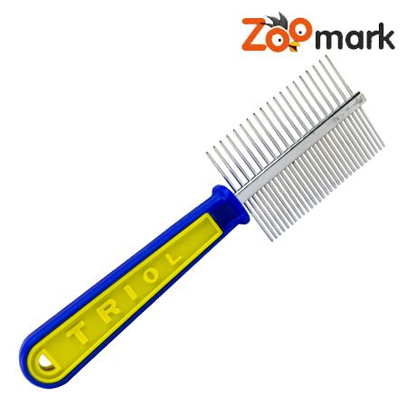 Гребінець з пластиковою ручкою двосторонній 306, Unizoo