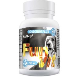 Вітаміни FunVit Calcium Plus для собак 90 таблеток 