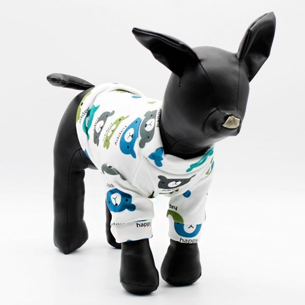 Світшот Happy Bear трикотаж на флісі білий XXL