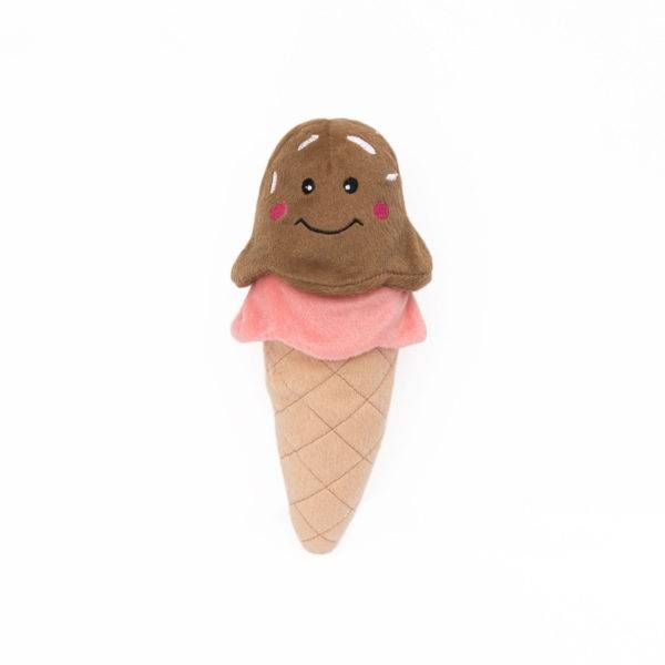 М'яка іграшка для собак морозиво ZippyPaws NomNomz Ice Cream з пищалкою