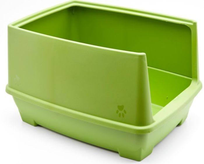 Туалет з бортом для кішок 49,53830 см RELAX Зелений