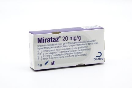 Гель Міратаз (на слизову кішки для появи апетиту) 20 мгг 5 г. 