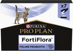 АКЦІЯ Purina Pro Plan FortiFlora пробіотик для дорослих кішок та кошенят для здорового травлення та зміцнення імунітету 7х1 г 