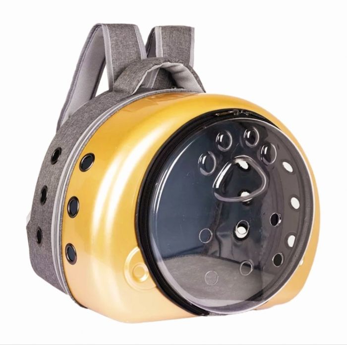 Рюкзак з екраном лапка 42х34х22 см золото 