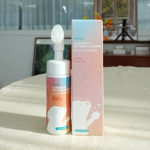 Веганська пінка для очищення лап собак Inoom Our Earth Pet Paw Cleanser 150 мл