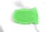 Рукавиця силіконова двостороння для собак і кішок Салатова