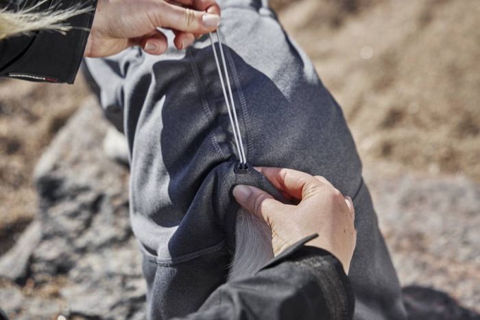 Утеплений комбінезон для собак Hurtta Midlayer Overall 60M Сірий