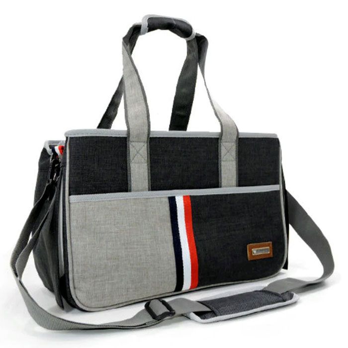 Сумка-переноска DODO 472029 см сіро-чорна L ZD-176 