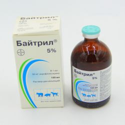 Байтрил 5 інєкційний, 100 мл